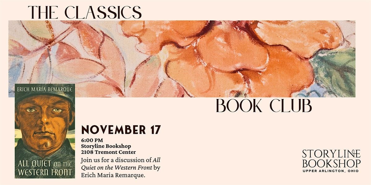 The Classics Book Club, 17 November | Event in Upper Arlington | AllEvents