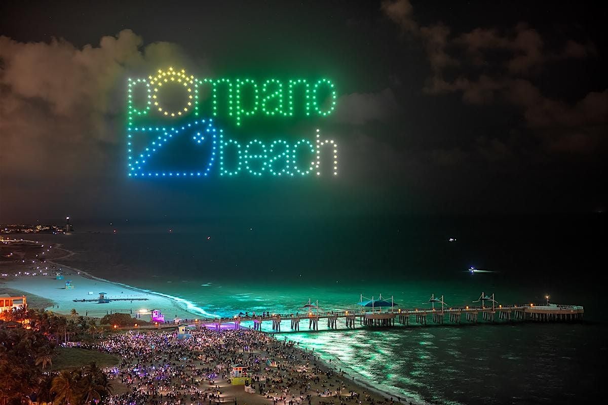 Pompano Beach Drone Show Viewing Party - 11/8, 7:00 pm Showtime, 8 November | Event in Pompano Beach | AllEvents