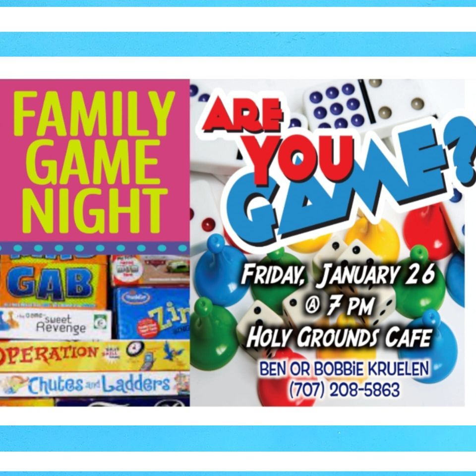 Game night calvary chapel solano fairfield 26 january 2024 allevents