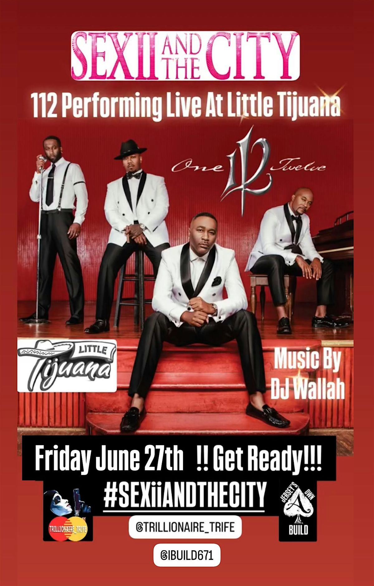 112 Live at Little Tijuana Newark NJ, 27 June | Event in Newark | AllEvents