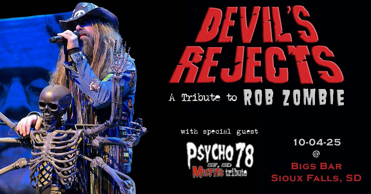 DEVIL'S REJECTS "A TRUBUTE TO ROB ZOMBIE" at Bigs Bar Live, 4 October | Event in Sioux Falls | AllEvents