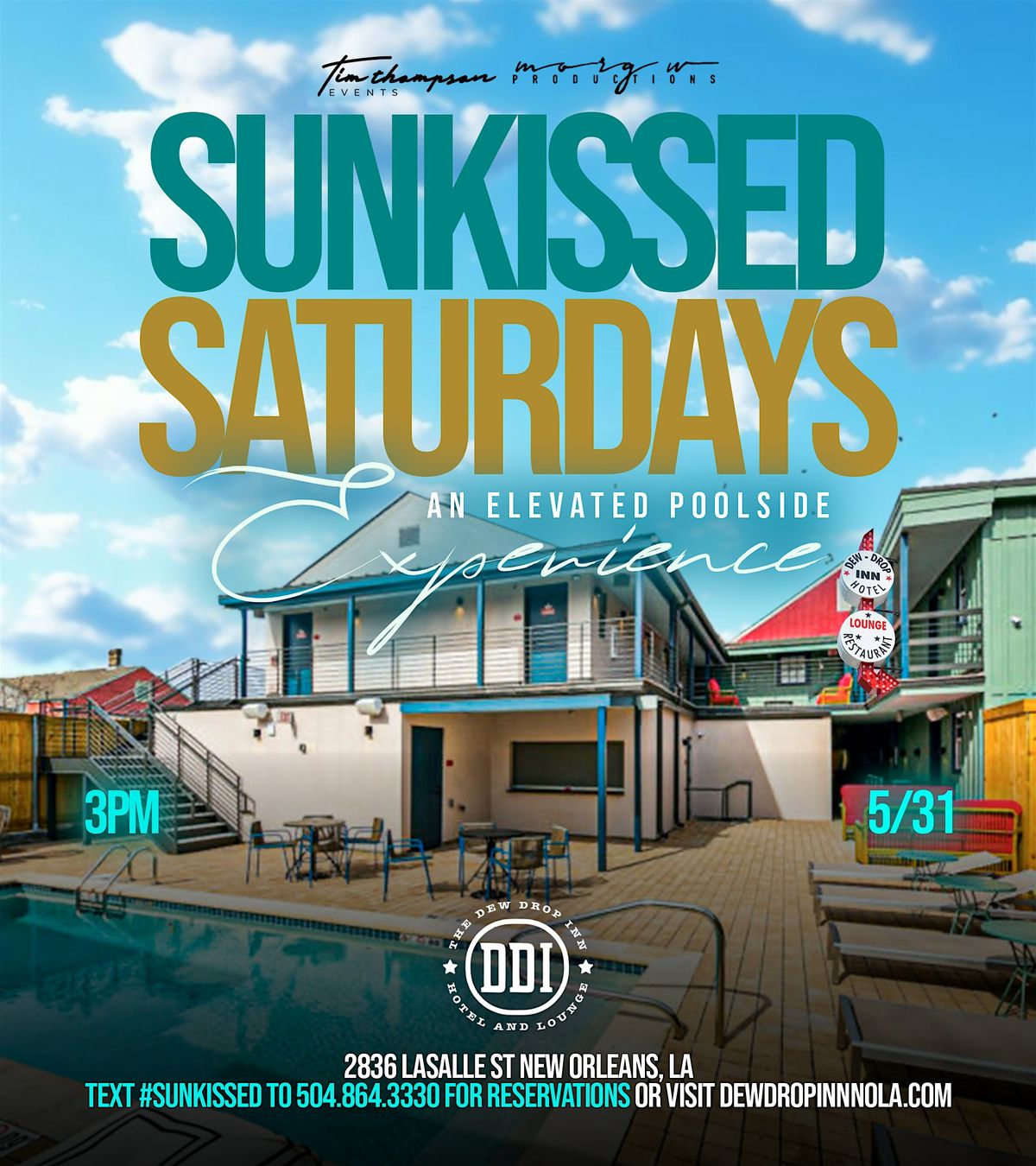 Dew Drop SunKissed Saturdays | Event in New Orleans | AllEvents