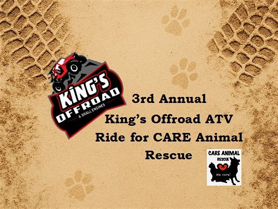 3rd Annual King's Offroad ATV Ride for CARE Animal Rescue, 13 September | Event in Calabogie | AllEvents
