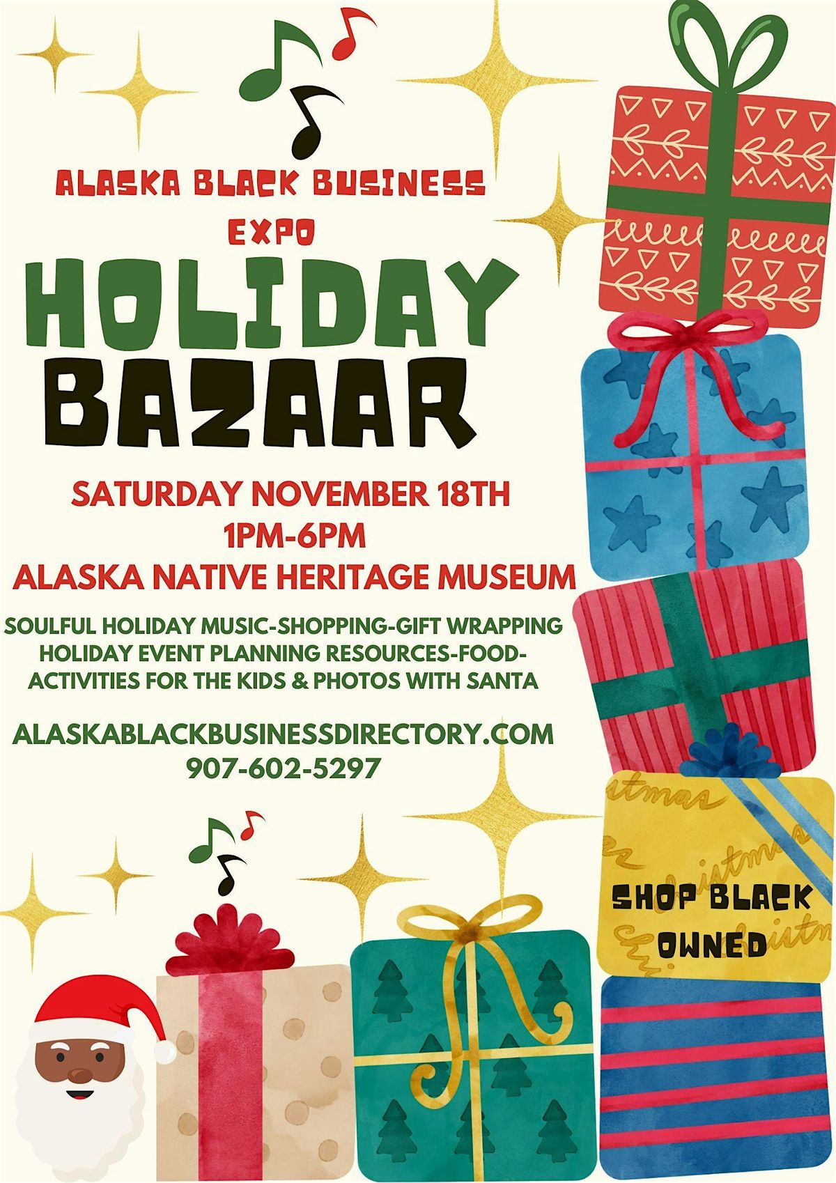 Alaska Black Business Expo: Holiday Bazaar * (FREE TO ATTEND), 15 November | Event in Anchorage | AllEvents