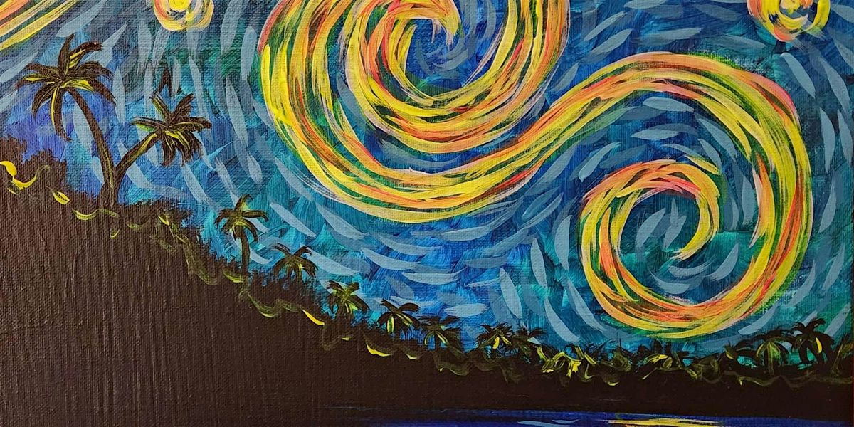 Starry Starry Beach - Paint and Sip by Classpop!™ | Event in Elk Grove | AllEvents