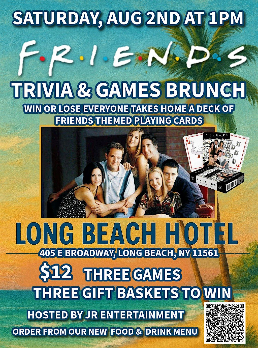 Friends Trivia & Games Brunch, 2 August | Event in Long Beach | AllEvents