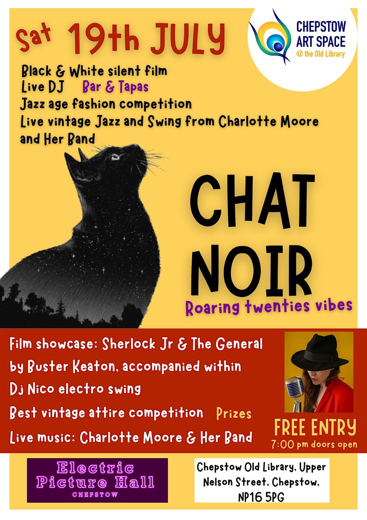 Chat Noir, Roaring twenties vibes, 19 July | Event in Chepstow | AllEvents