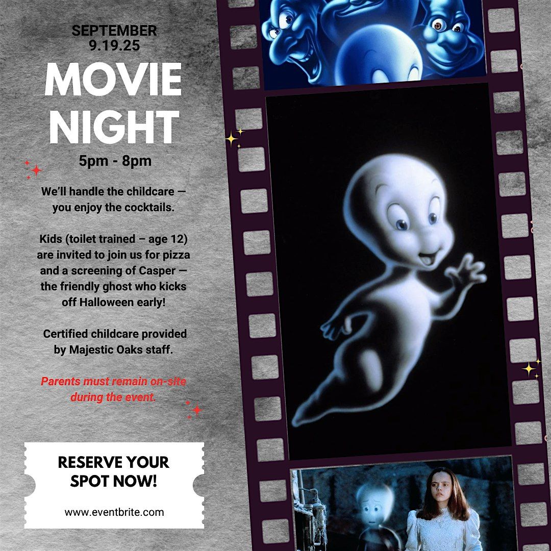 Movie Nigh: Casper (The Friendly Ghost, 1995), 19 September | Event in Ham Lake | AllEvents