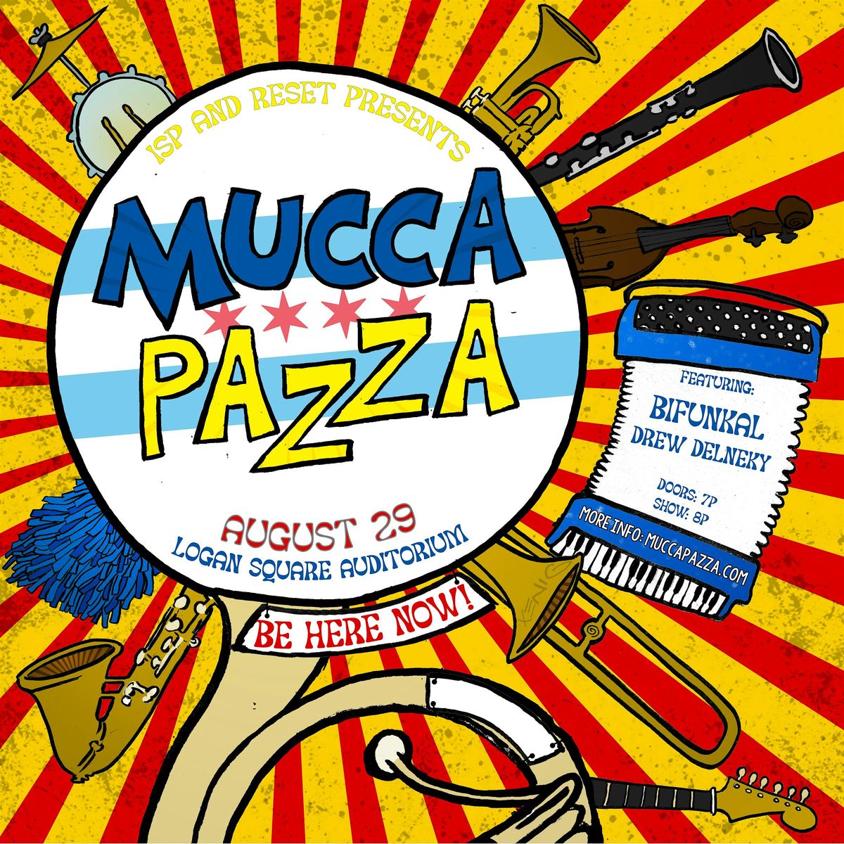 Mucca Pazza - Be Here Now!, 29 August | Event in Chicago | AllEvents