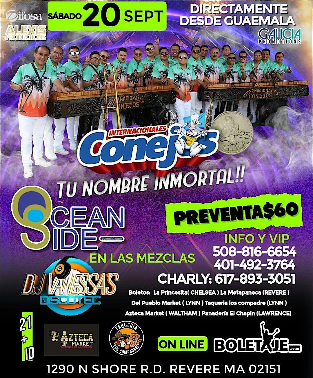 Los Internacionales Conejos, 20 September | Event in Revere | AllEvents