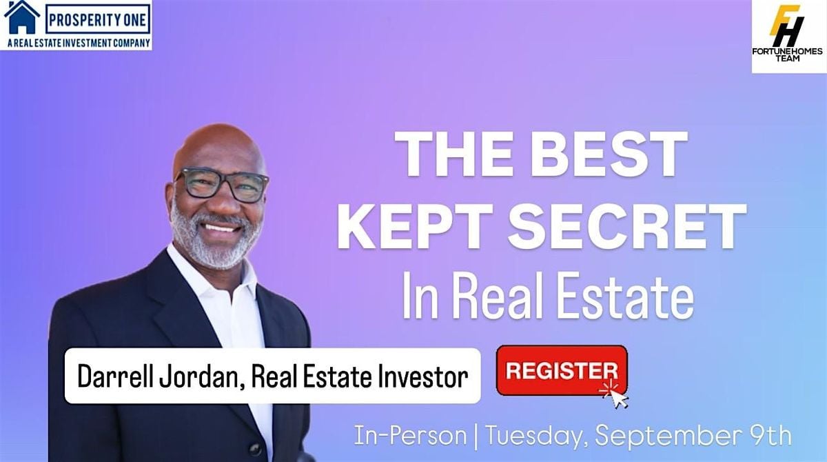 The Best Kept Secret in Real Estate (In-Person), 9 September | Event in Suffolk | AllEvents
