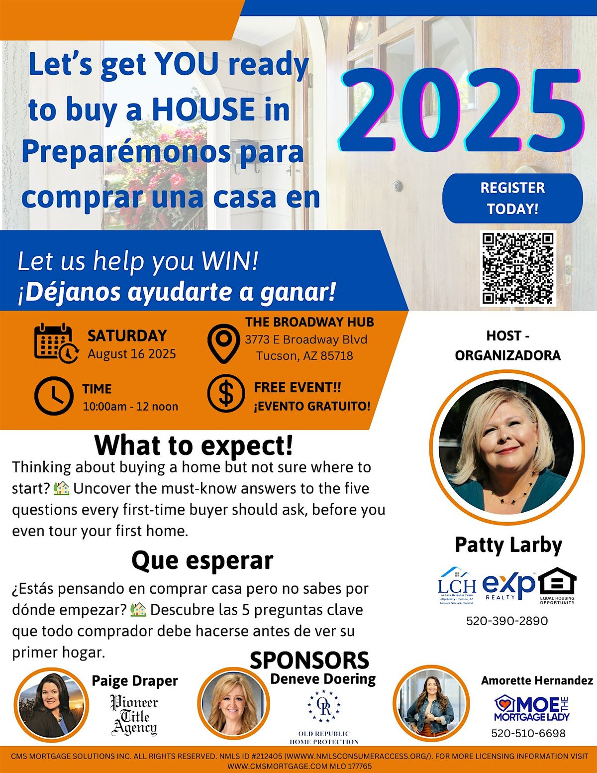 Let’s get YOU ready to buy a HOUSE  - Preparémonos para comprar una casa, 16 August | Event in Tucson | AllEvents