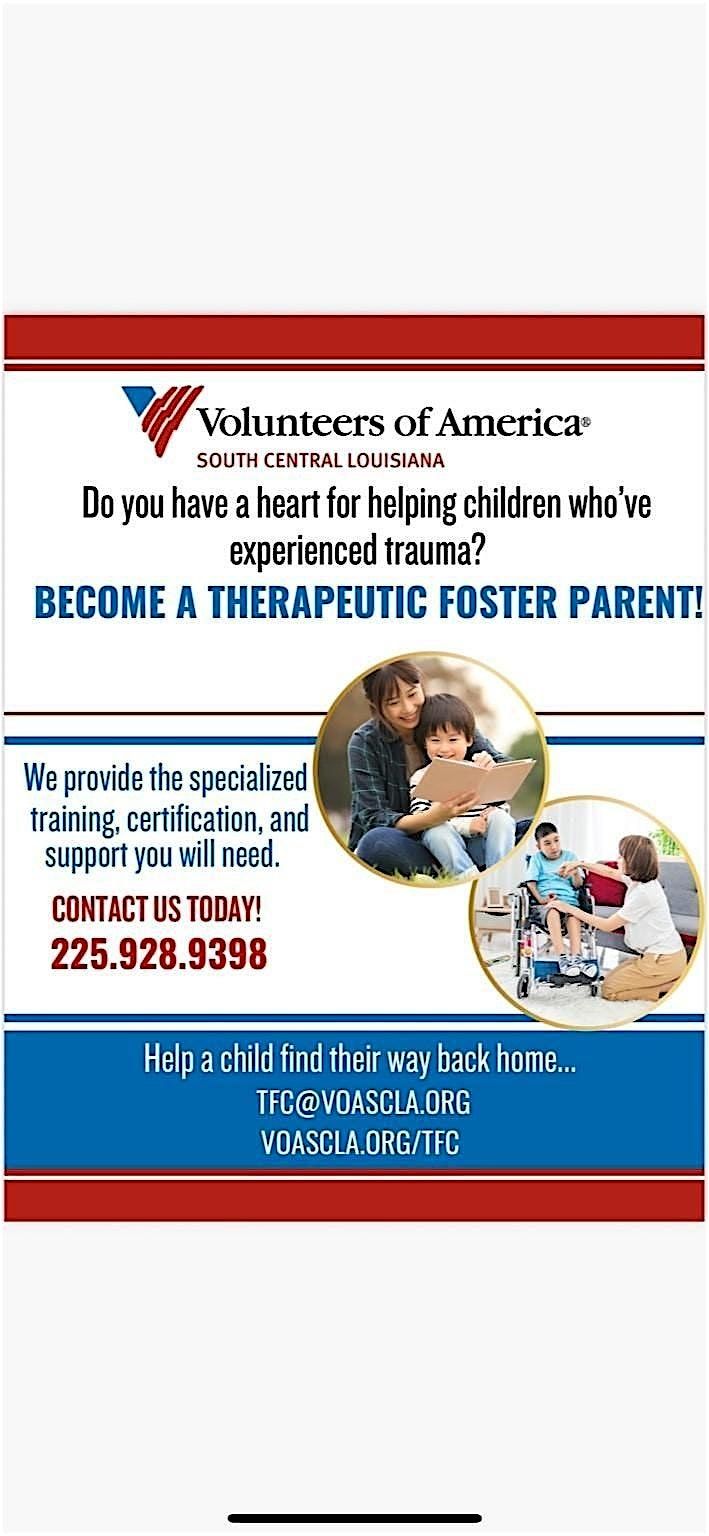 Therapeutic Foster Care Informational Meeting, 23 September | Event in Baton Rouge | AllEvents