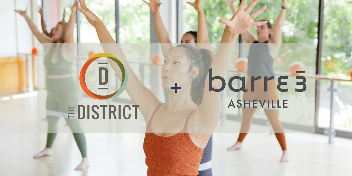Barre3 Pop-Up at The District, 4 December | Event in Asheville | AllEvents