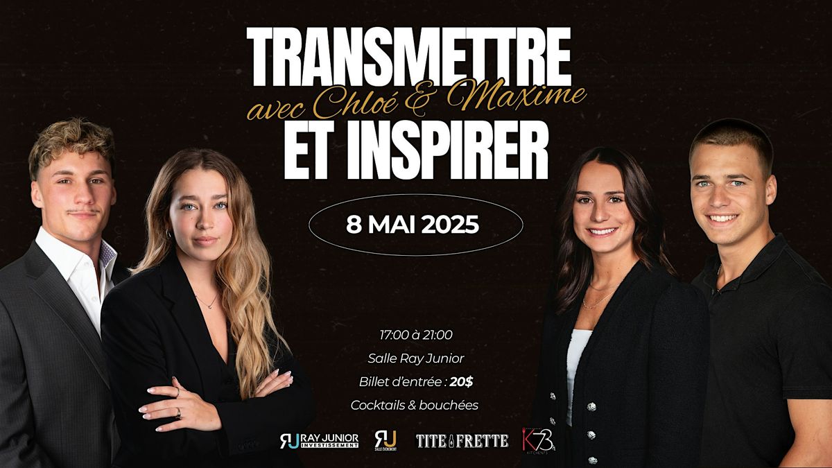 TRANSMETTRE ET INSPIRER - Relève familiale, entrepreneuriat & bien-être!, 8 May | Event in Mirabel | AllEvents
