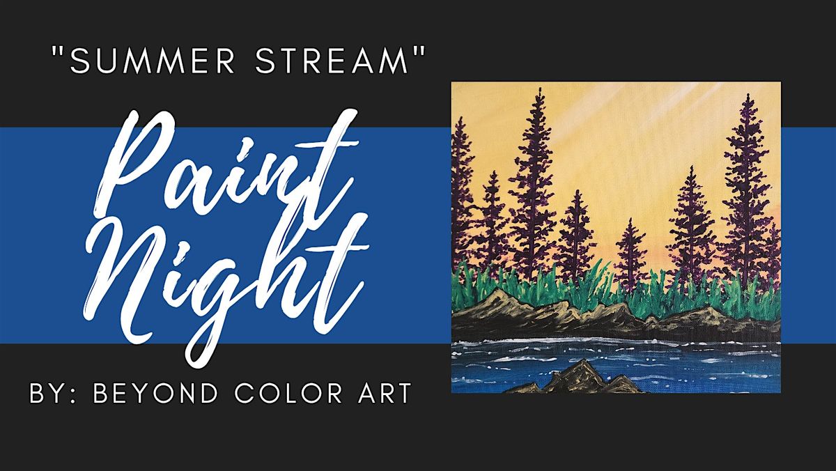 "Summer Stream" Paint Night, 16 June | Event in St. George | AllEvents