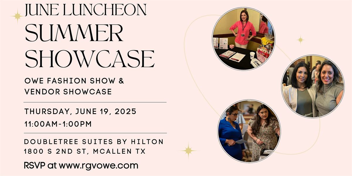 O.W.E. Luncheon & Member Runway Showcase, 19 June | Event in McAllen | AllEvents