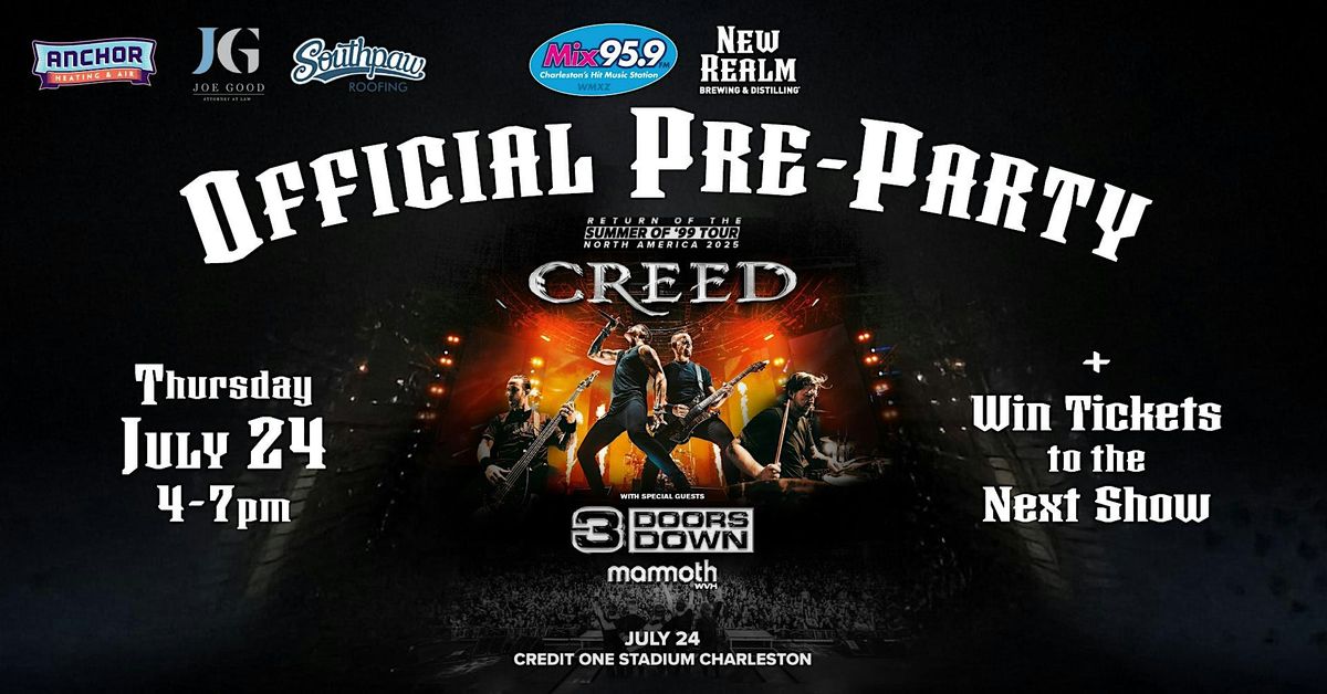 Creed Pre-Party at New Realm Brewing | Event in Charleston | AllEvents