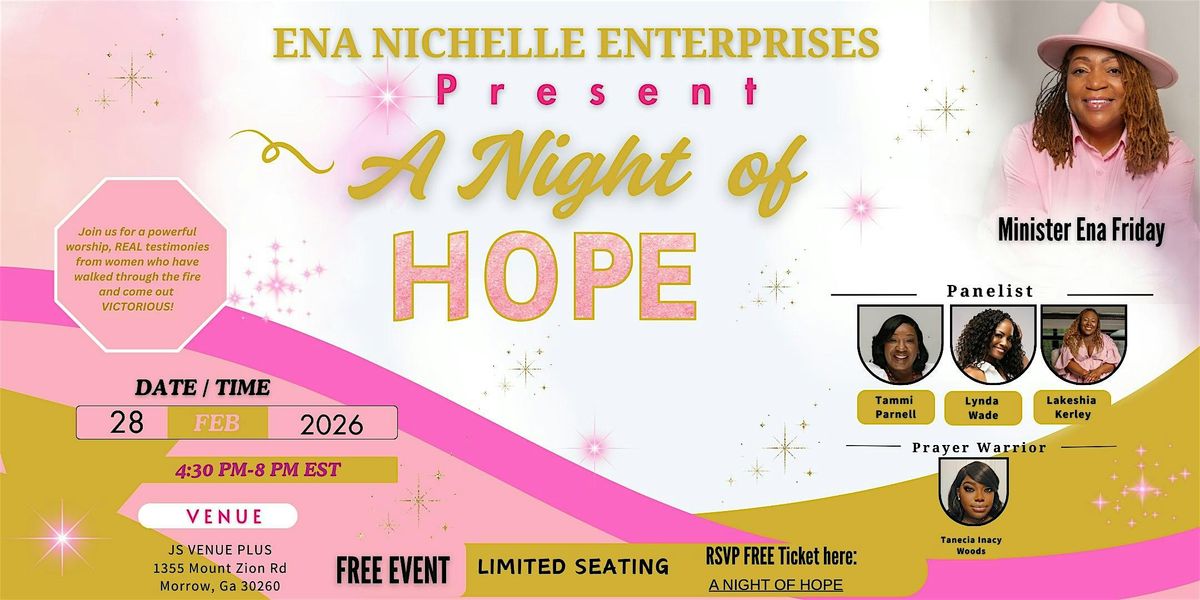 Night of Hope, 28 February | Event in Morrow | AllEvents