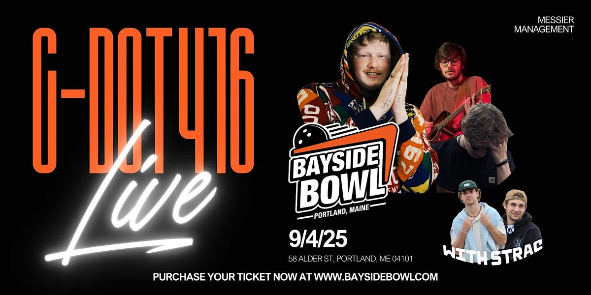 C-DOT 416 w/s/g Strac live on the Bayside Bowl Rooftop | *ticketed *, 4 September | Event in Portland | AllEvents