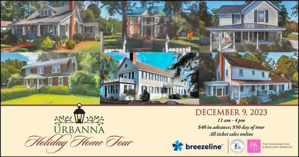 Urbanna Holiday Home Tour, Urbanna Historic District, December 9 2023