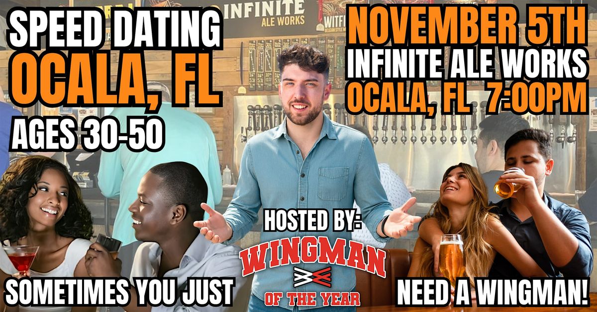 Speed Dating With Wingman Of The Year: Ocala, FL, 5 November | Event in Ocala | AllEvents