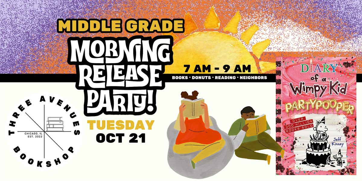 Middle Grade Morning Release: Diary of a Wimpy Kid #20: Partypooper, 21 October | Event in Chicago | AllEvents