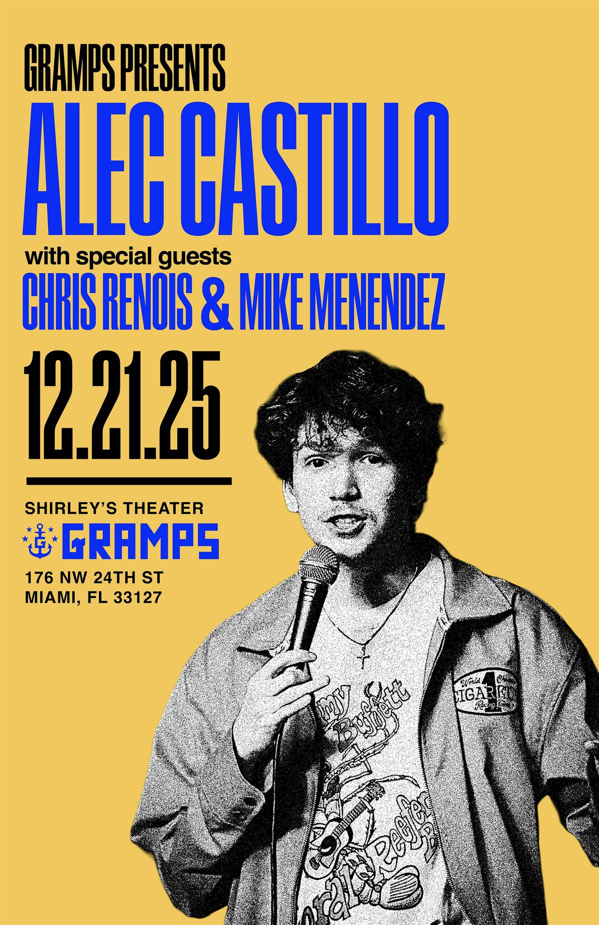 Gramps Presents Alec Castillo, 21 December | Event in Miami | AllEvents