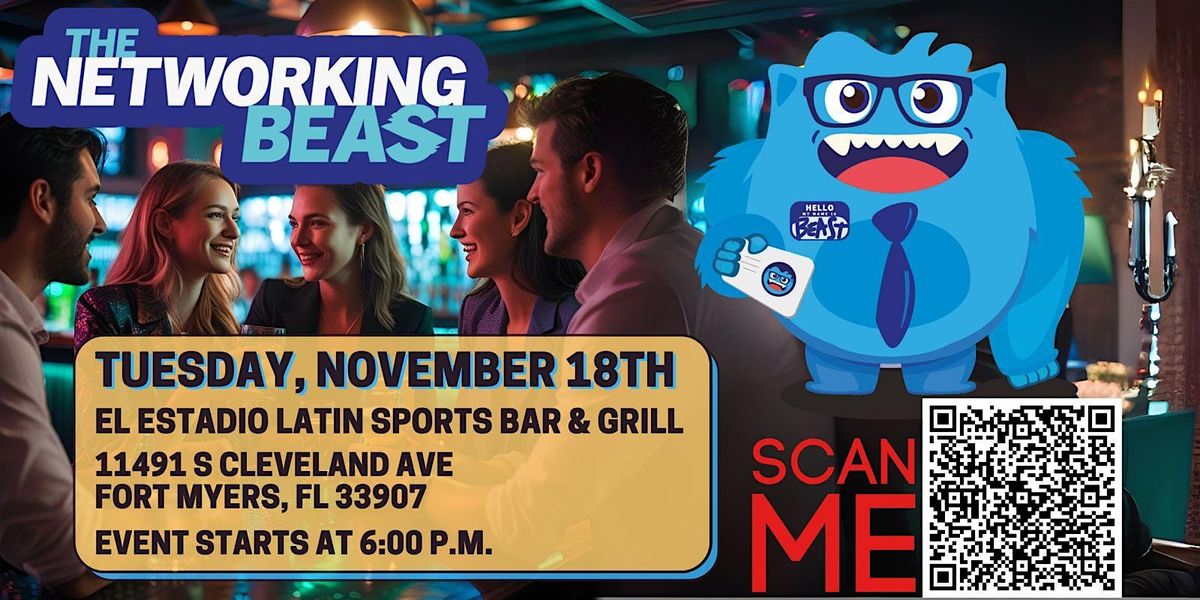 Networking Event & Business Card Exchange by The Networking Beast (FTM), 18 November | Event in Fort Myers