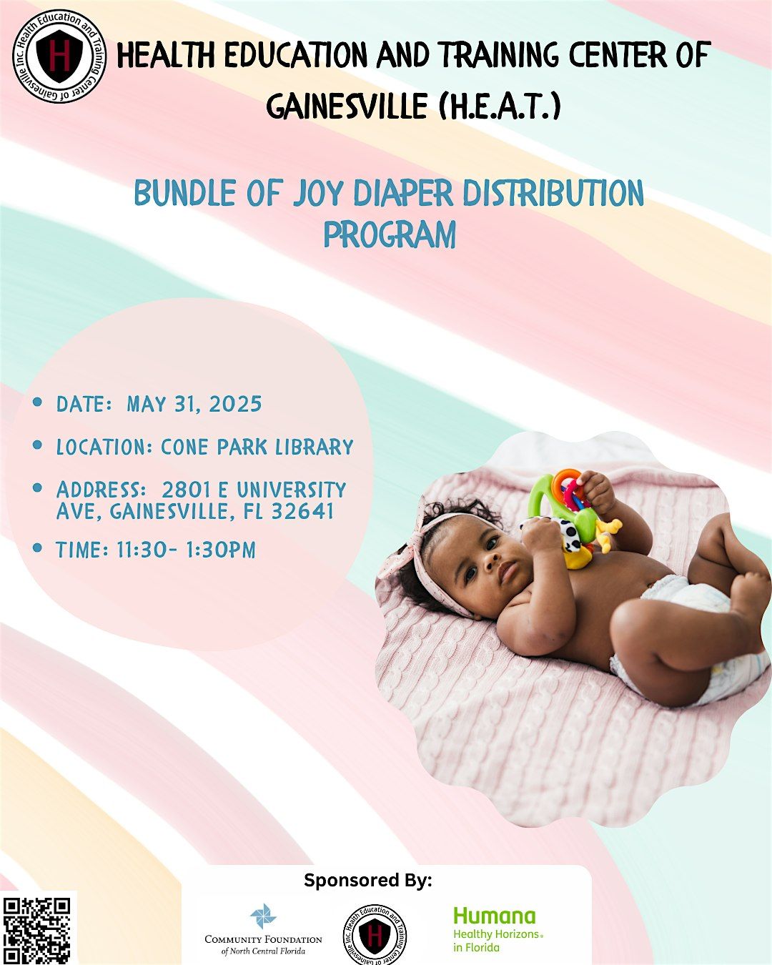 Bundle of Joy Diaper Distribution Program, 31 May | Event in Gainesville | AllEvents