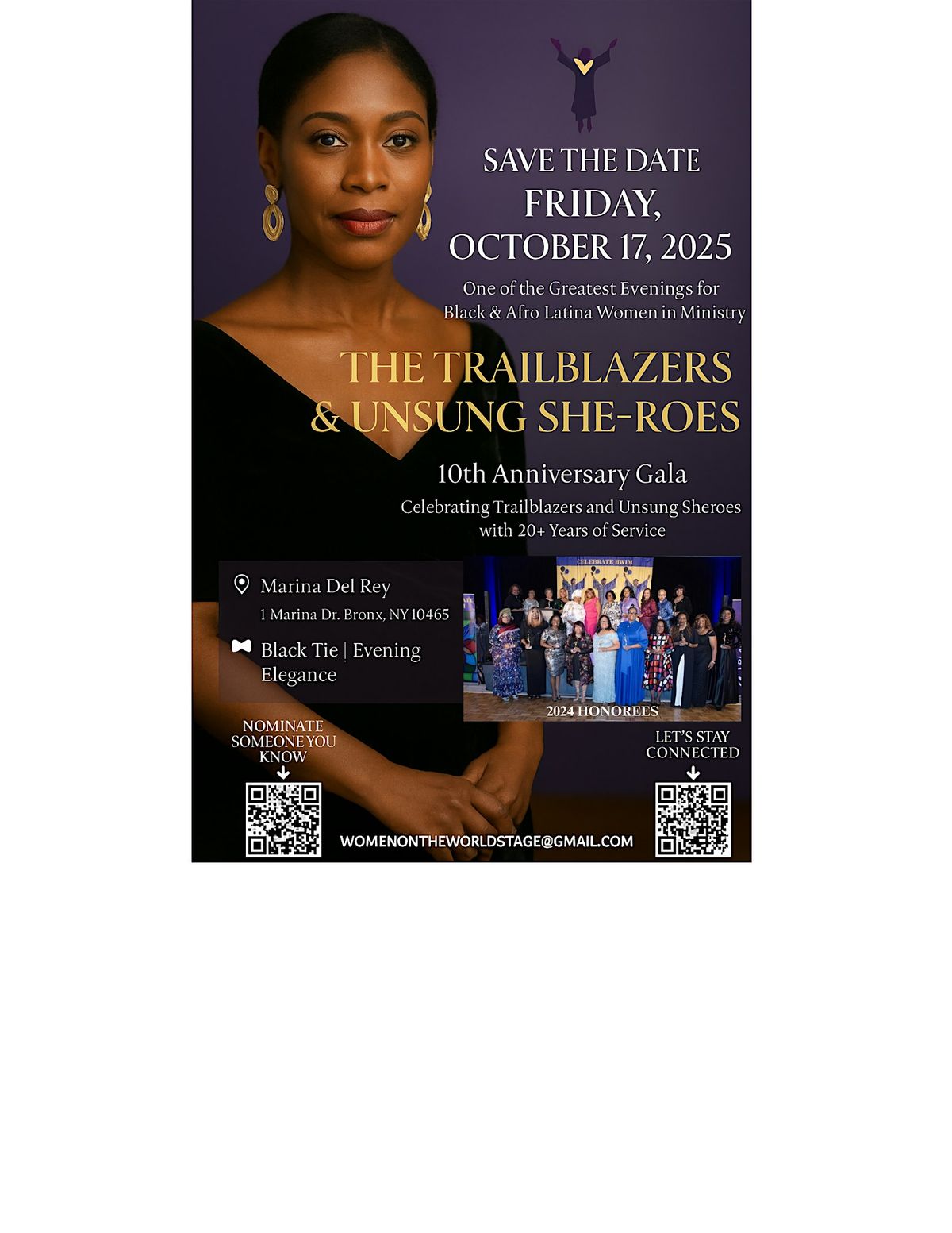 TRAILBLAZERS & UNSUNG SHE-ROES Awards Gala 2025, 17 October | Event in The Bronx | AllEvents