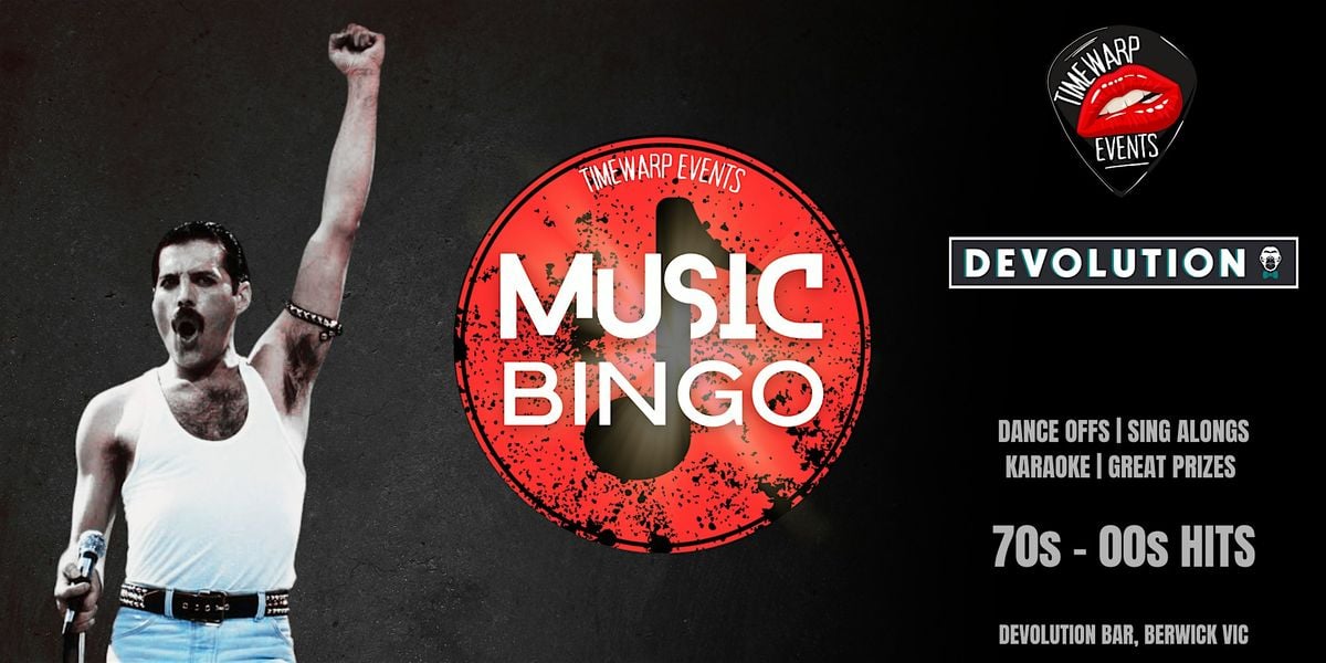 MUSIC BINGO @ Devolution, 23 October | Event in Berwick | AllEvents