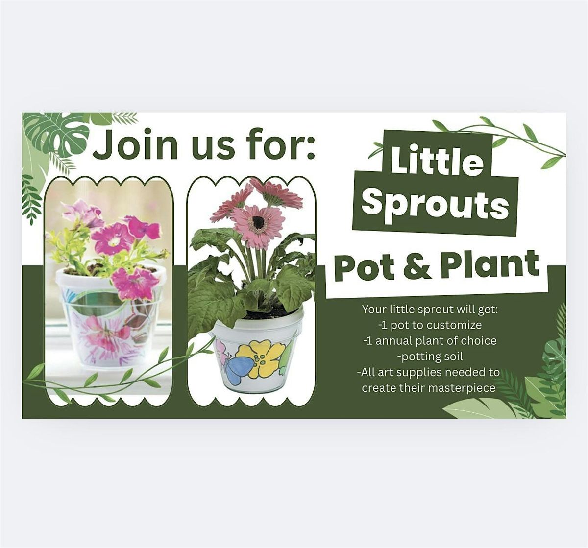 Little Sprouts Pot & Plant, 11 June | Event in Ludowici | AllEvents