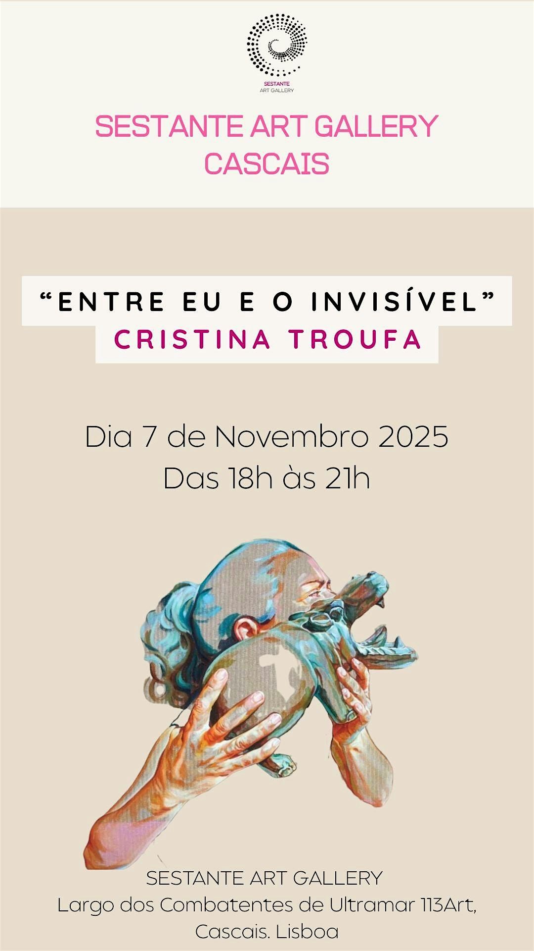 vernissage "Entre Eu e o Invisível" - Cristina Troufa, 7 November | Event in Cascais | AllEvents