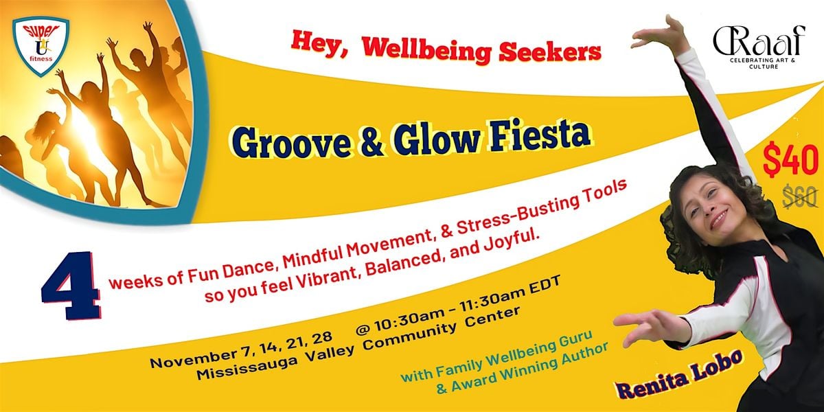 Groove & Glow Fiesta - Move, Breathe, Restore, 7 November | Event in Mississauga | AllEvents