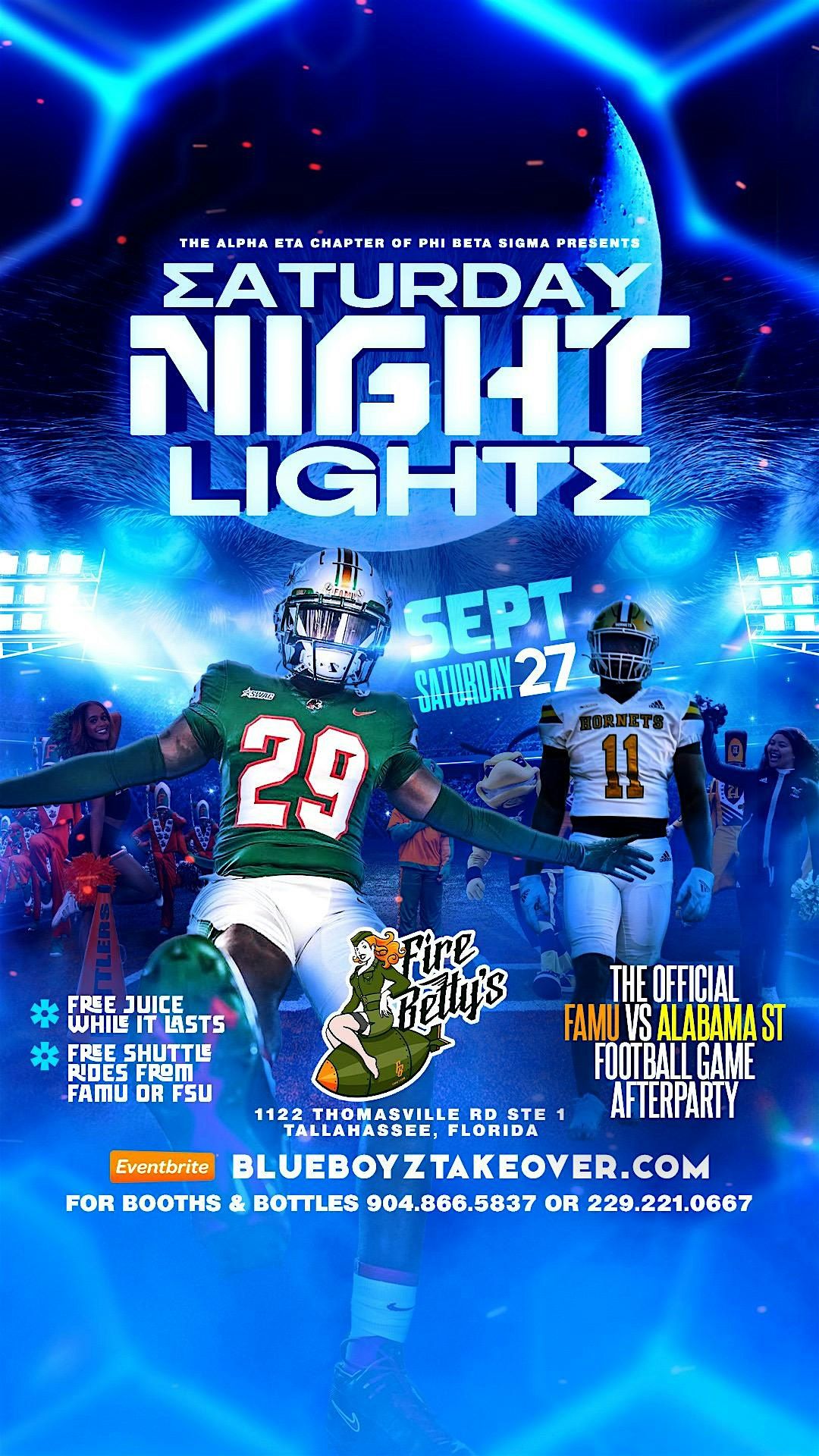 SATURDAY NIGHTS LIGHTS | WITH THE BOYZ IN BLUE, 27 September | Event in Tallahassee | AllEvents