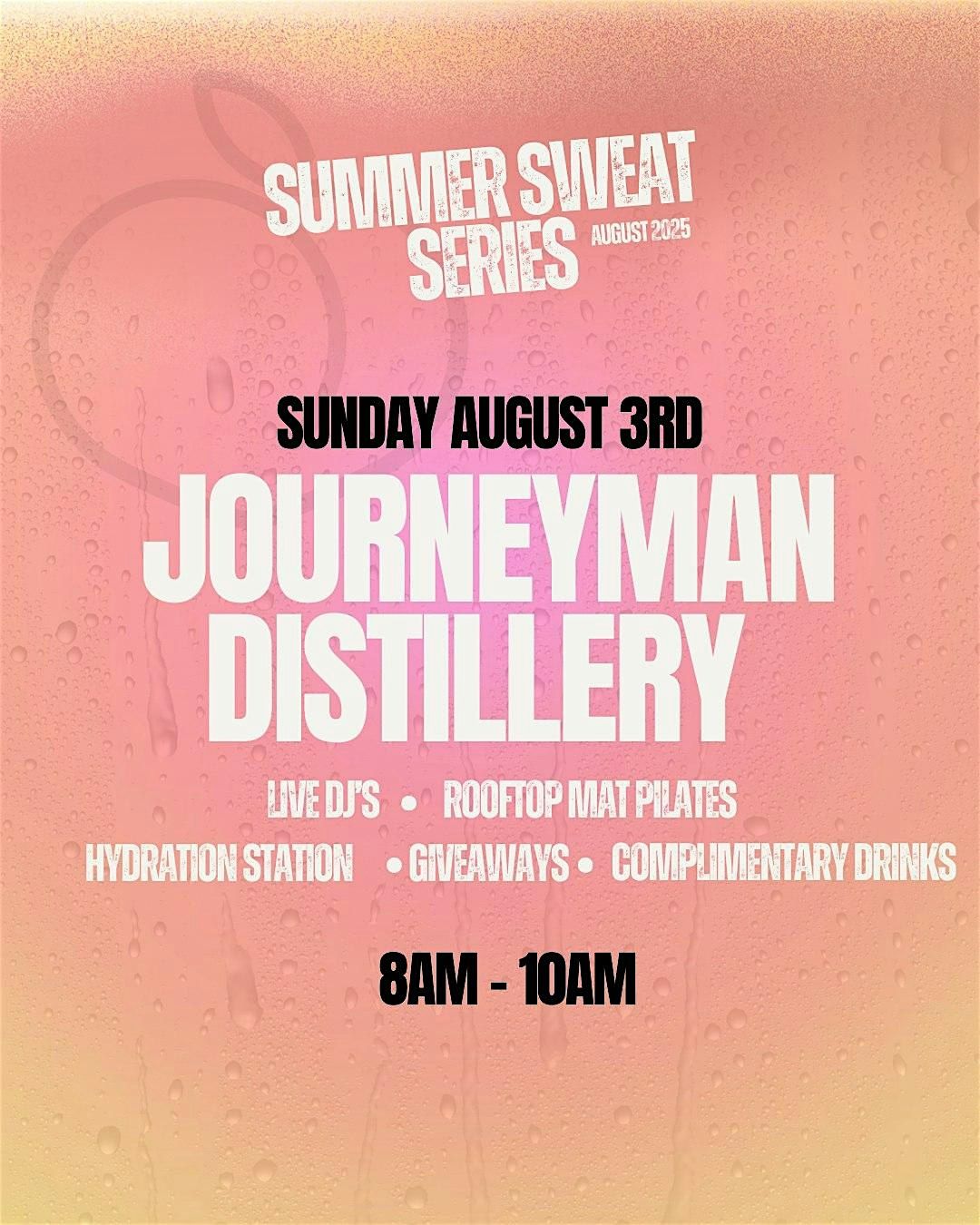 Sweat 219 Summer Series: Journeyman Distillery, 3 August | Event in Valparaiso | AllEvents