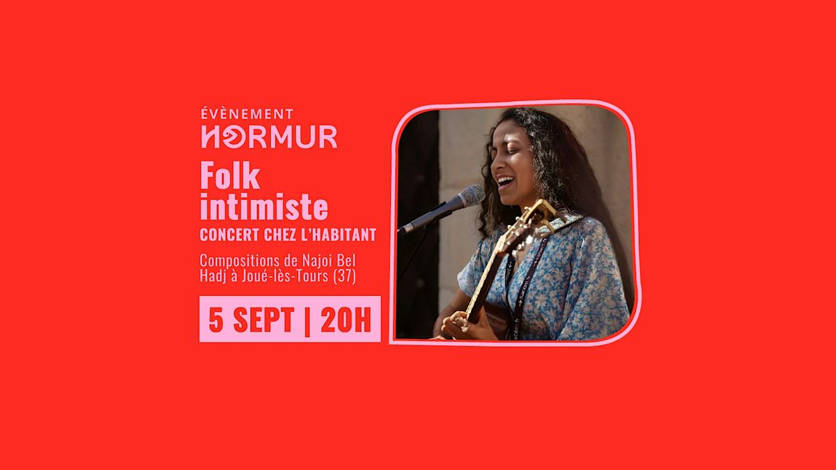 Concert folk avec Najoi Bel Hadj à Joué-lès-Tours - Chez l’habitant, 5 September | Event in Joué-lès-Tours