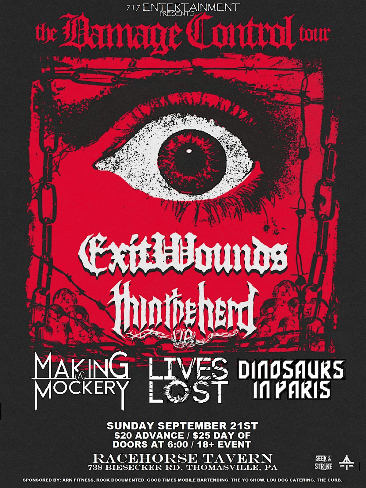 Exitwounds, 21 September | Event in Thomasville | AllEvents