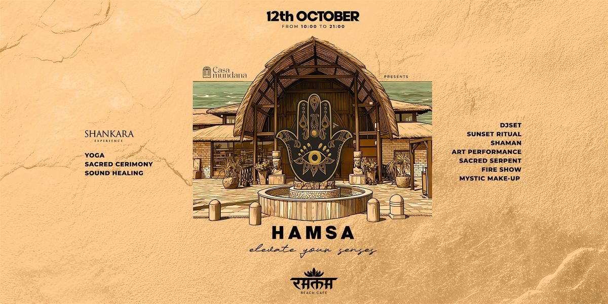 HAMSA - Elevate Your Senses | Day time & Sunset Party, 12 October | Event in Castel Volturno | AllEvents