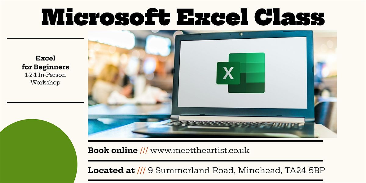 Excel for Beginners – In-Person Class, 2 August | Event in Minehead | AllEvents