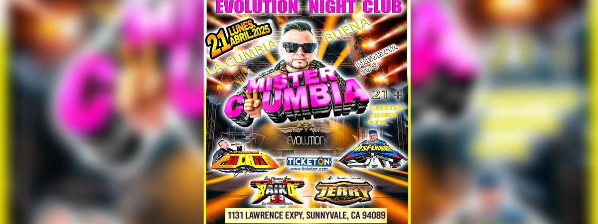 MISTER CUMBIA & MAS EN SUNNYVALE, 21 April | Event in Sunnyvale | AllEvents