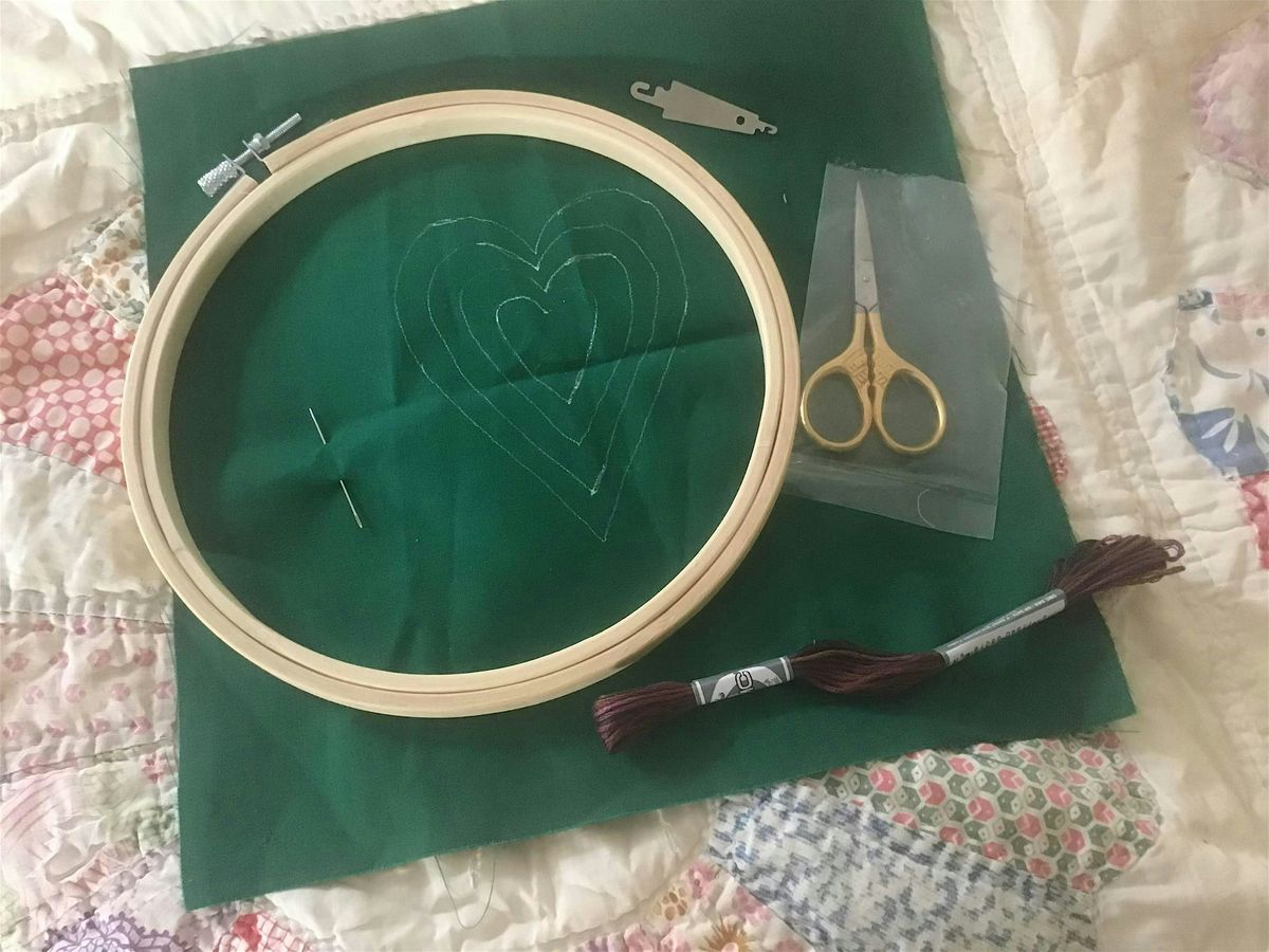 Pop-Up Hand  Embroidery Class with Wilhelmina Thomas!  All levels welcome!, 19 August | Event in Birmingham