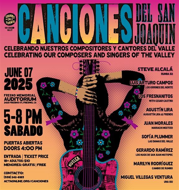Canciones del San Joaquín, 7 June | Event in Fresno | AllEvents