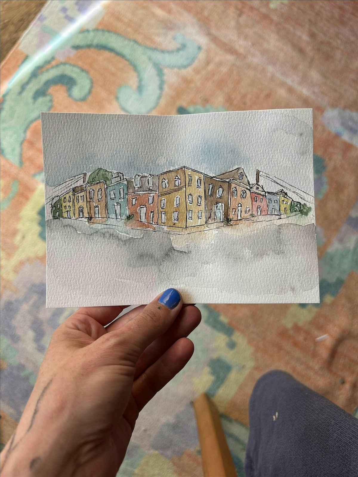 Urban Depth in Watercolor: Drawing with Perspective, 12 June | Event in Belmar | AllEvents
