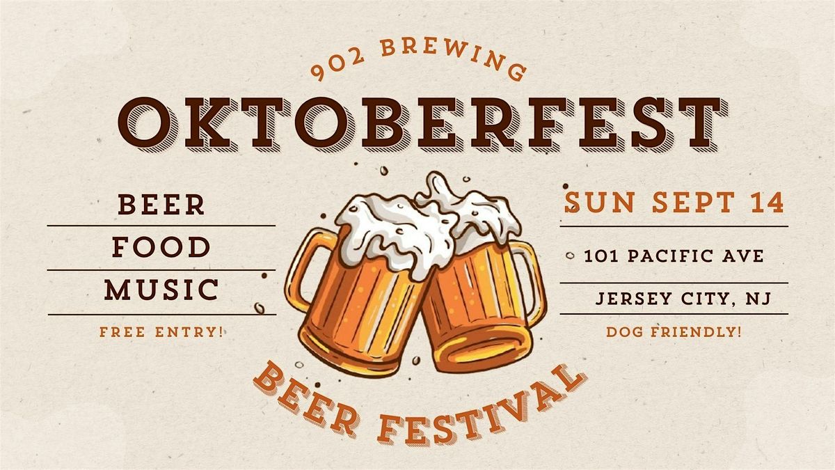Oktoberfest at 902 Brewing: Jersey City’s Ultimate Fall Beer Celebration, 15 September | Event in Jersey City