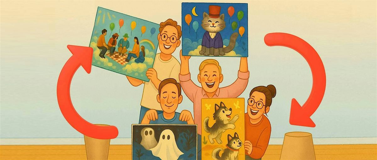 Art Socials : Paint Something & Pass It (Acrylic Paint Art Workshop), 14 August | Event in Toronto | AllEvents