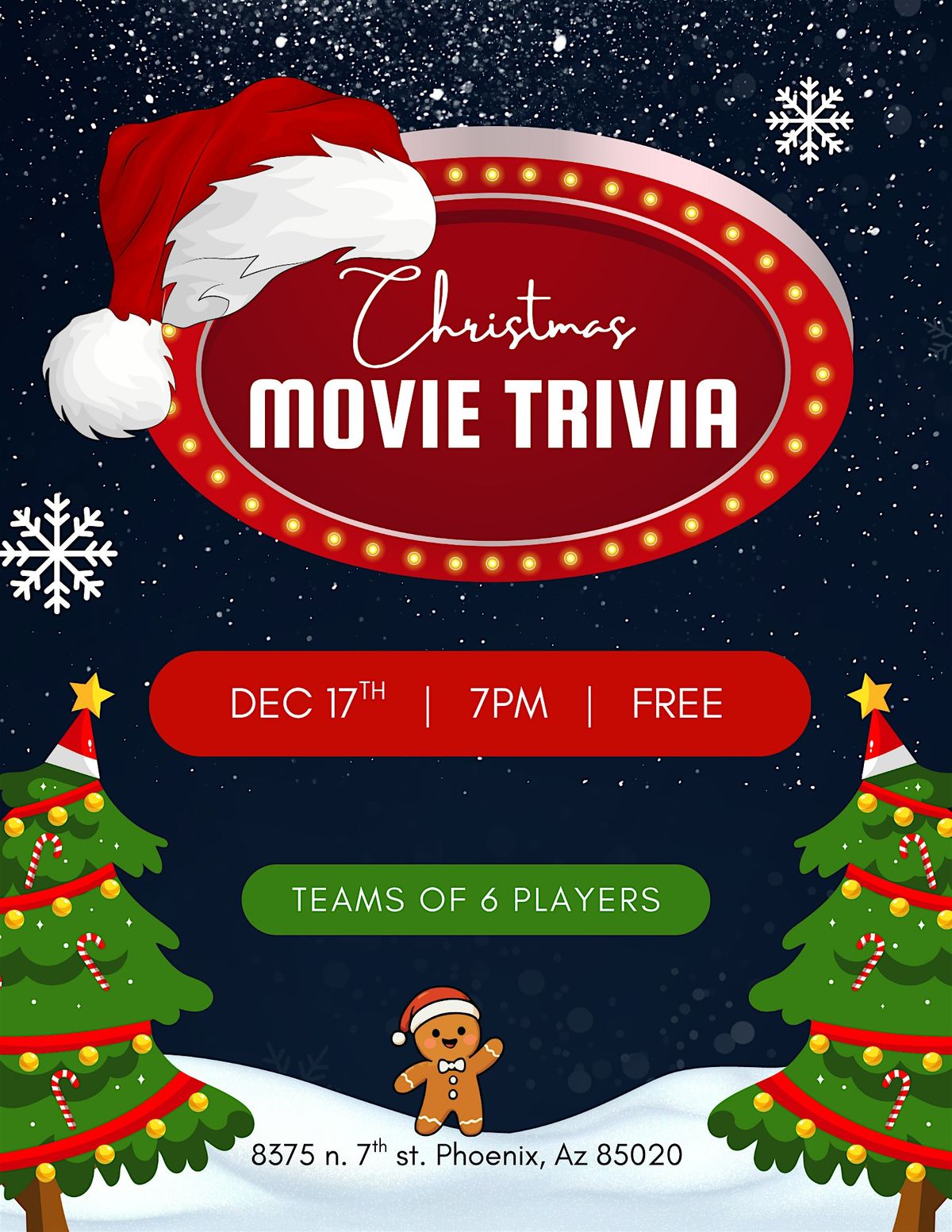 Christmas Movie Trivia at Butler's Easy, 17 December | Event in Phoenix | AllEvents