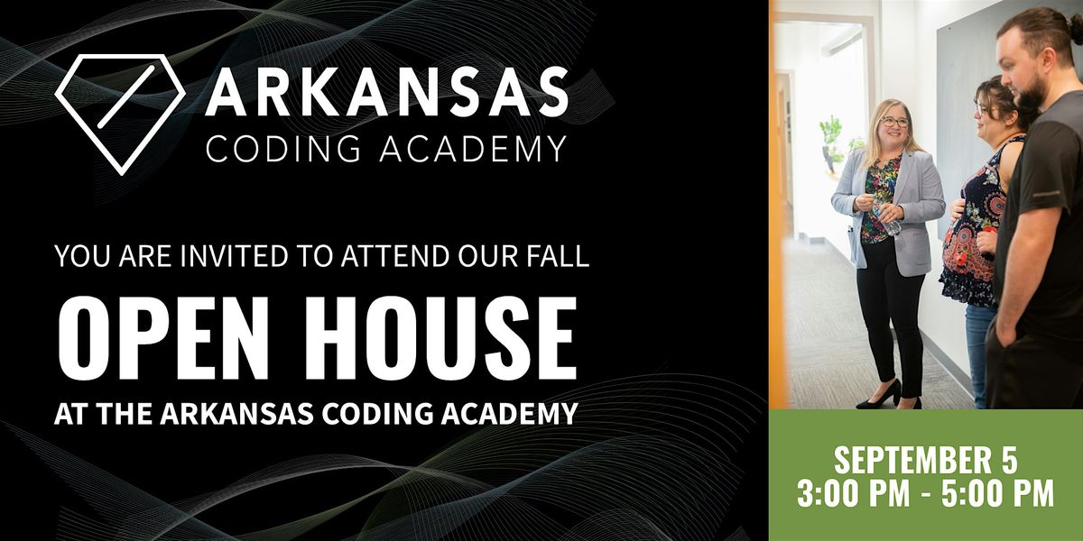 Arkansas Coding Academy Fall Open House, 5 September | Event in Conway | AllEvents