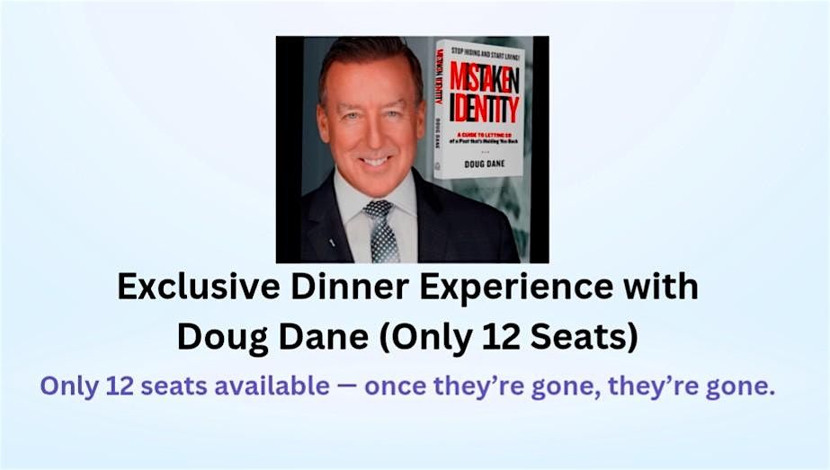 Exclusive Dinner Experience with Doug Dane, 25 October | Event in Edinburgh | AllEvents
